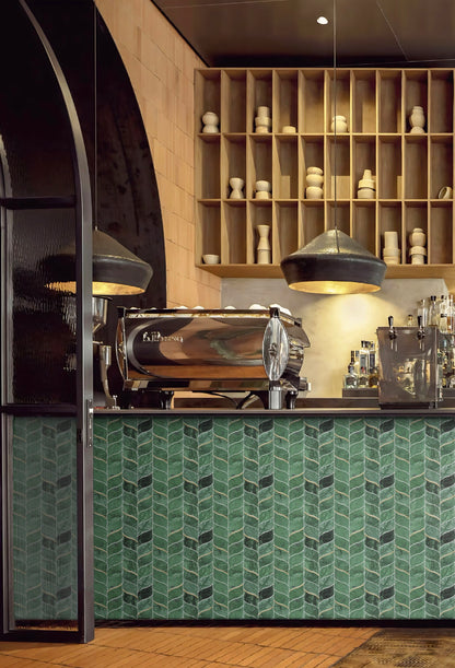 gröm marmor mosaik i bar