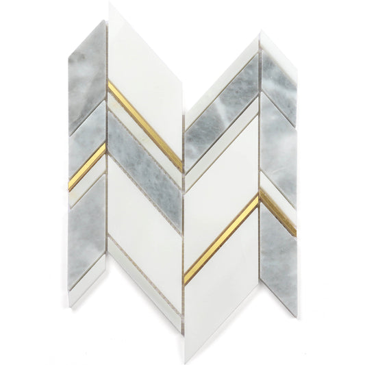 grå parallellogram mosaik ark